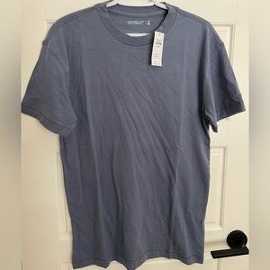 Abercrombie Medium tall grey/blue shirt sleeve shirt